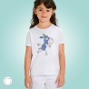 Premium Kinder T-Shirt weiß Textildruck
